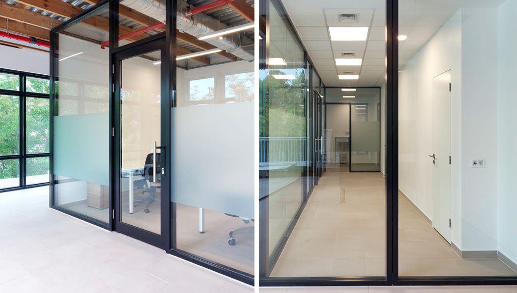 Commercial fit-out and refurbishment works in a commercial interior